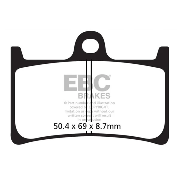 EBC SFA252HH YAMAHA T-MAX 530 17-18 SINTER ÖN FREN BALATASI ürün görseli 1
