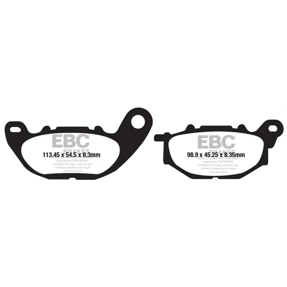 EBC FA663V YAMAHA MT25 / R25 15-21 ÖN YARI SINTER FREN BALATASI ürün görseli