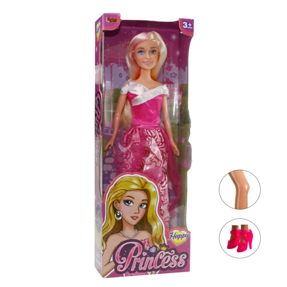 Prenses Bebek 30 cm - 66774 - 7 - Pembe - Resim 2