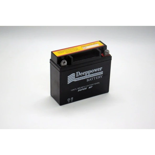Deeppower12v 7 Ah Motosiklet Aküsü (146*59*130) (12n7l-bs) ürün görseli