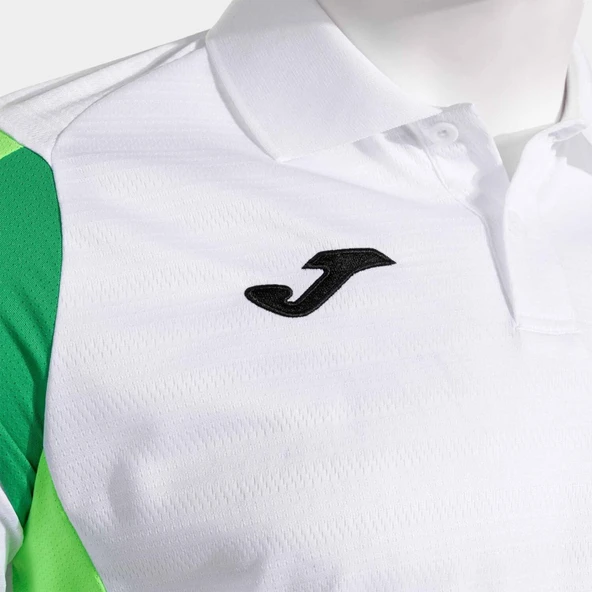 Joma Montreal Erkek Beyaz Polo Yaka Spor Tişört - 3