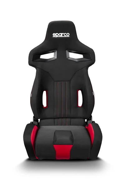 SPARCO R333 CADDE KOLTUĞU SİYAH KIRMIZI - 1