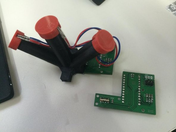 3 Led Li Filament Genişliği Sensörü, Tsl1401Cl Ve Arduino Pro Mikro Plastik Aparat - 3