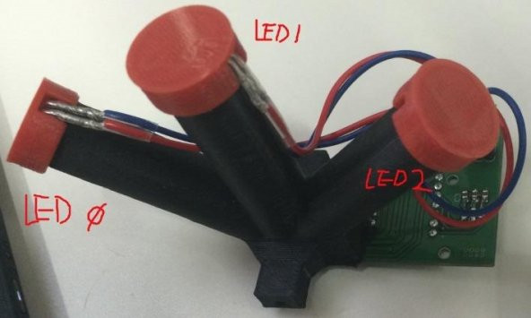 3 Led Li Filament Genişliği Sensörü, Tsl1401Cl Ve Arduino Pro Mikro Plastik Aparat - 5