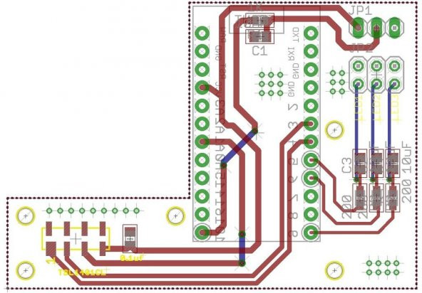 3 Led Li Filament Genişliği Sensörü, Tsl1401Cl Ve Arduino Pro Mikro Plastik Aparat - 7