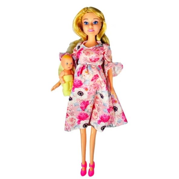 Hamile Bebek ve Minik Bebeği - 115153 - Pembe ürün görseli