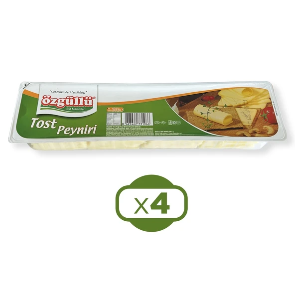 Özgüllü Dilimli Tost Peyniri 1 Kg x 4 Adet - 2