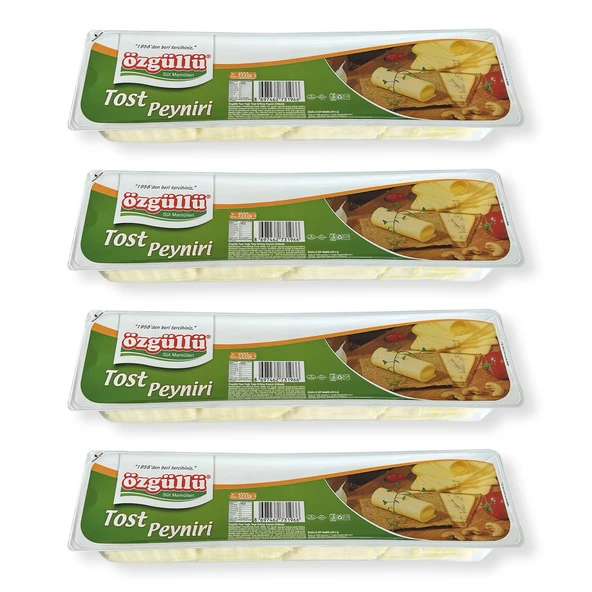 Özgüllü Dilimli Tost Peyniri 1 Kg x 4 Adet - 1