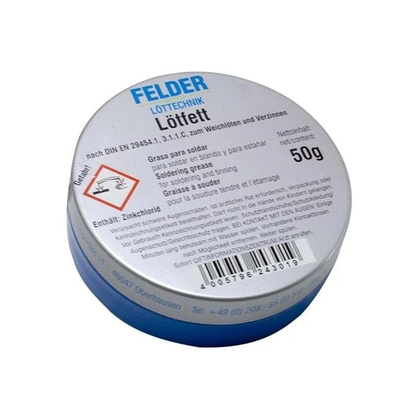 Lötfett Lehim Pastası Lötfett 50 gr ürün görseli 1