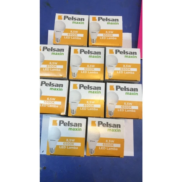 Pelsan LED Ampül 8,5 Watt Pelsan 10'lu ürün görseli 1