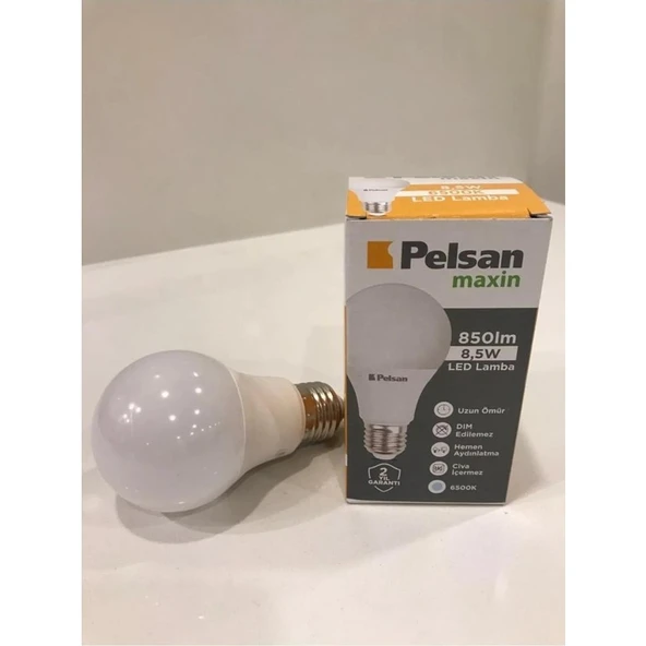 Pelsan Pelsan Maxin LED Ampul 8,5W Beyaz ürün görseli 1