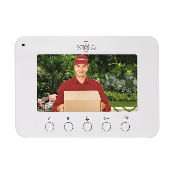 Visio 4.3'' Görüntülü Diyafon Beyaz ürün görseli