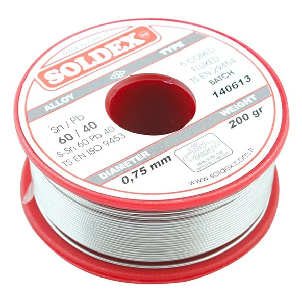 Soldex 200 gr Lehim 0,75 mm Soldex ürün görseli 1