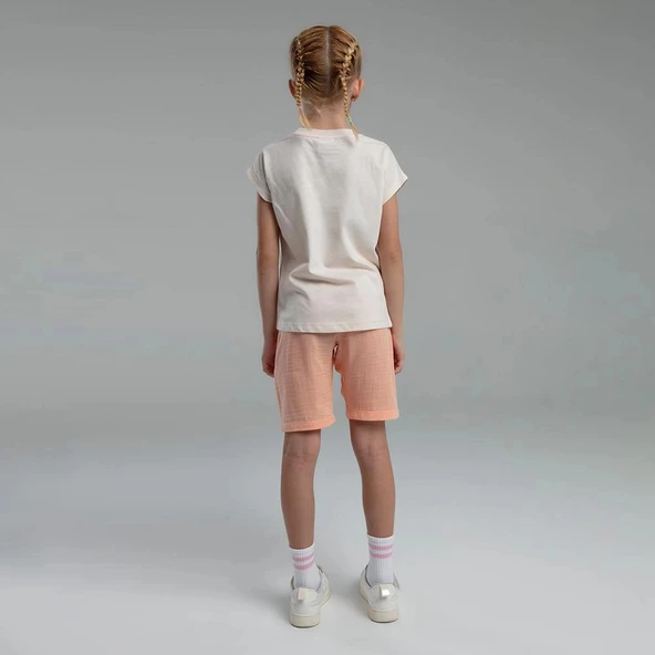 RolyPoly 3626C Kız Çocuk Bermuda Yazlık Pijama Takım - 3