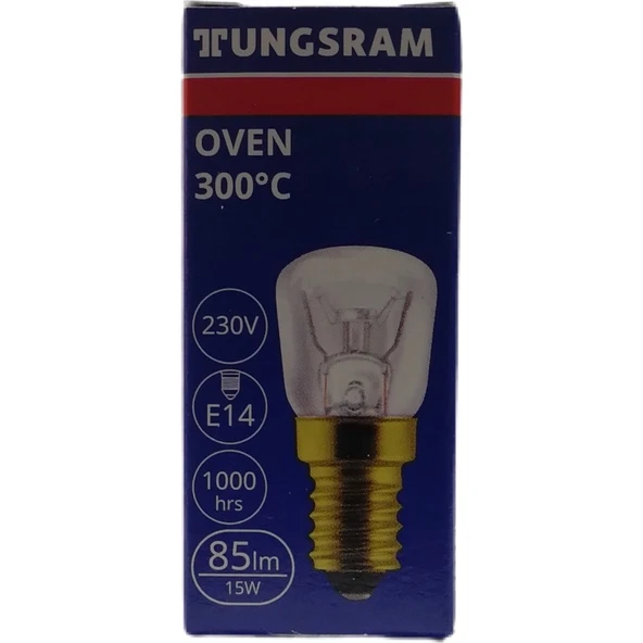 Tungsram 5 Adet Fırın Ampulü 15W E14 Duy Tungsram ürün görseli 1