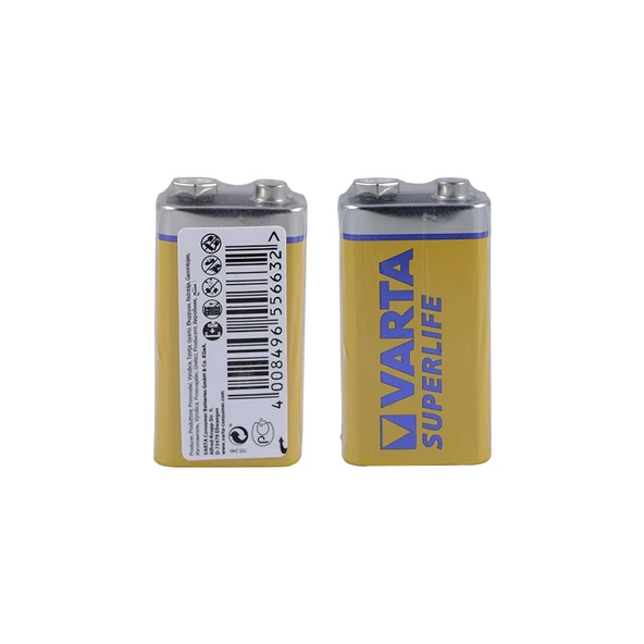 Varta 2023 Superlife 9V Pil ( Shrink ) ürün görseli 1