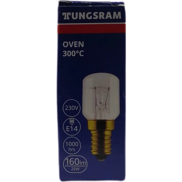 Tungsram 5 Adet Fırın Ampulü 25W E14 Duy Tungsram ürün görseli 1