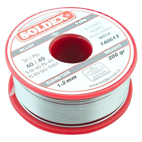 Soldex 200 gr Lehim 1.2 mm Soldex ürün görseli 1