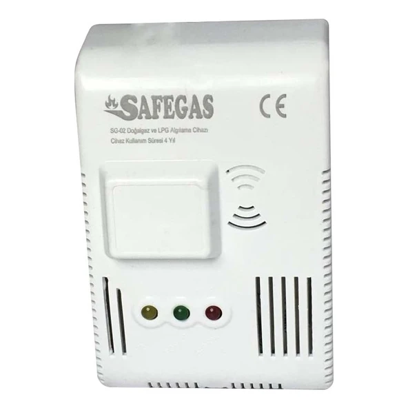 Safegas Gaz Alarm Cihazı ürün görseli 1