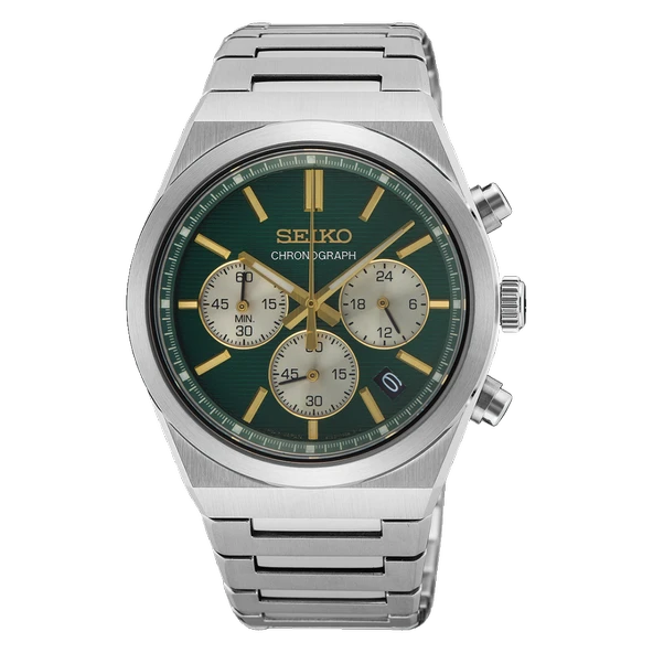 Seiko SSB461P1 Kronograf Safir Camlı Çelik Kordon Çelik Kasa 10 ATM Suya Dayanıklı Metalik Renk Erkek Kol Saati