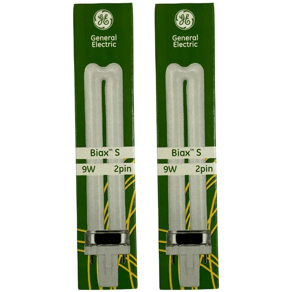 General Electric Biax S 9W 840 4000K (Günışığı) 2pinli G23 Duylu Pls Ampul (2 Adet) ürün görseli 1