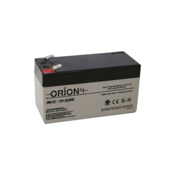 Orion 12V 1.3AH Kuru Bakımsız Akü ürün görseli 1