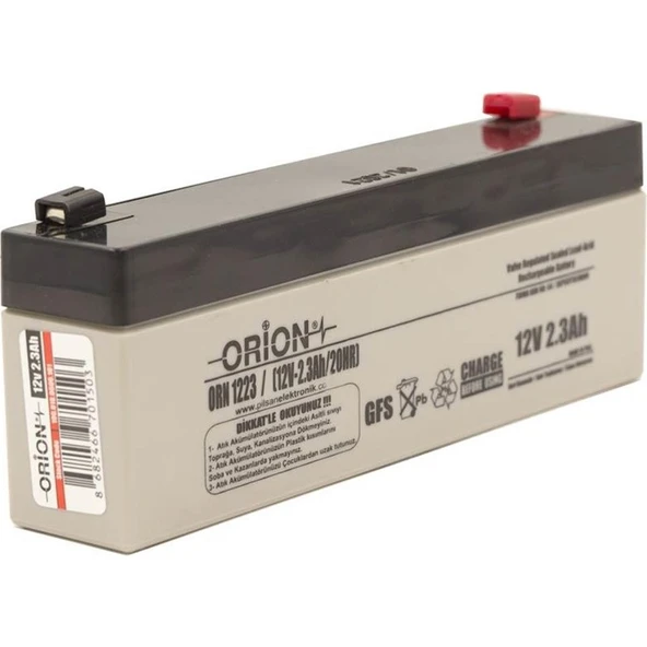 Orion 12V 2.3Ah Bakımsız Kuru Akü ürün görseli 1