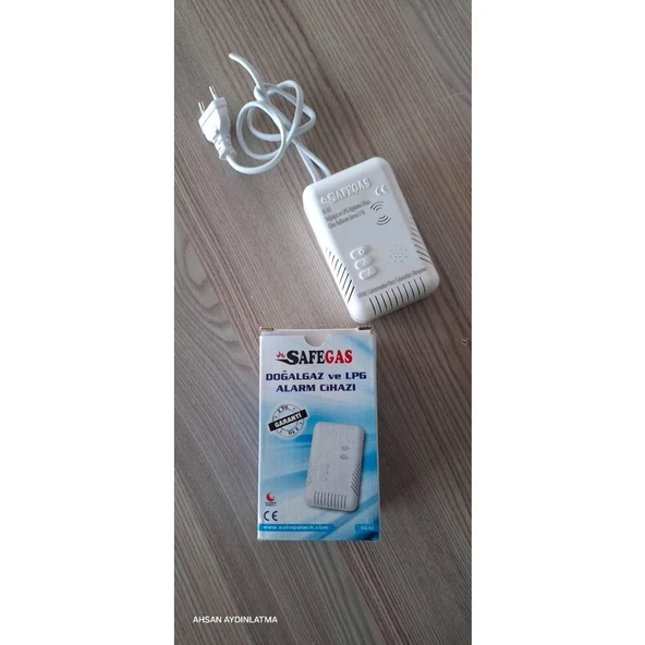 Safegas Doğalgaz ve Lpg Dedektörü