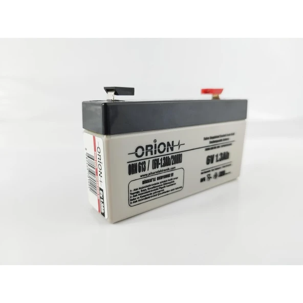 Orion Orijinal Orion 6V 1,3AH Bakım Gerektirmeyen Kuru Akü ürün görseli 1
