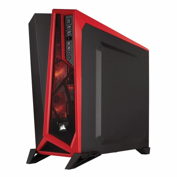 Corsair Carbide Spec-Alpha USB 3.2 LED ATX Mid Tower Siyah Kasa - Resim 3