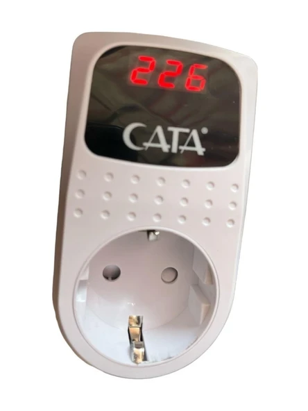 Cata Akım Korumalı Priz Regülatör CT-9187 16A 4000W, Yıldırım Koruması ile Güvenli Kullanım - 2
