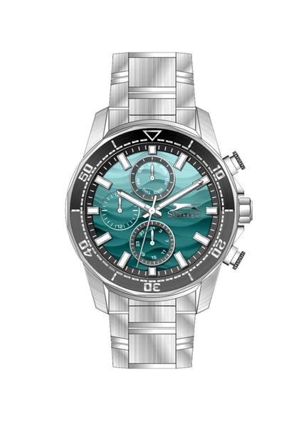 Slazenger SL.09.2434.2.06 Tüm Fonksiyonları Aktif 5 ATM Suya Dayanıklı Çelik Kordon Metalik Renk Erkek Kol Saati