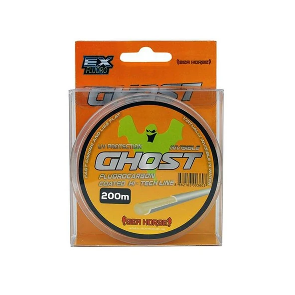 Sea Horse Ghost Uv Protection 200m Fluorocarbon Misina - Resim 3