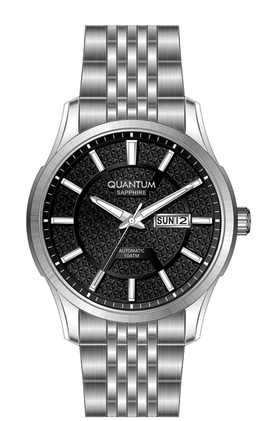 Quantum QMG1238.350 Q-Master Otomatik Mekanizmalı Safir Camlı Çelik Kordon Çelik Kasa 10 ATM Suya Dayanıklı Metalik Renk Erkek Kol Saati ürün görseli 1