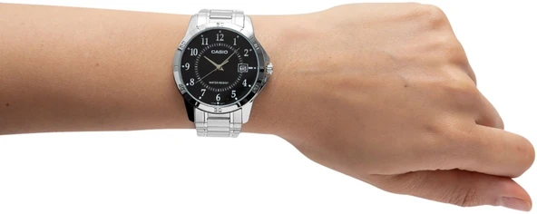 Casio MTP-V004D-1BUDF Metal Kordon Metal Kasa  Metalik Renk Erkek Kol Saati - 5