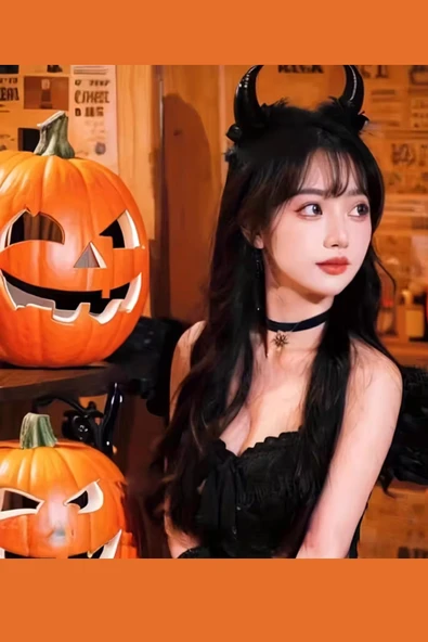 Halloween Şeytan Kulağı Başlık – Kostüm, Parti, Maskeli Balo ve Cosplay İçin Cadılar Bayramı Aksesuarı ürün görseli