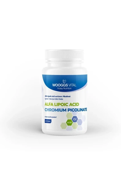 Alfa Lipoik Asit ve Krom Pikolinat İçeren Takviye Edici Gıda – 60 Tablet - 3