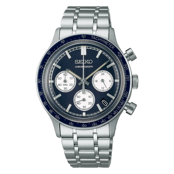 Seiko SSB477P1 Kronograf Kristal Camlı Çelik Kordon Çelik Kasa 5 ATM Suya Dayanıklı  Metalik Renk Erkek Kol Saati