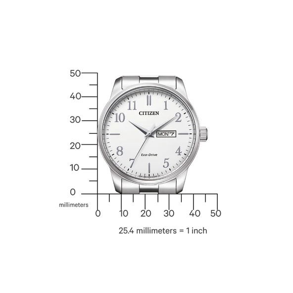 Citizen BM8550-81A Eko-Drive Çelik Kordon Çelik Kasa 10 ATM Suya Dayanıklı Metalik Renk Erkek Kol Saati - 3