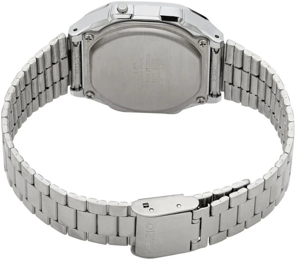 Casio A168WA-8AYDF Retro Tasarım Kare Kadran Metal Kordon Metal Kasa  Metalik Renk Üniseks Kol Saati - 3