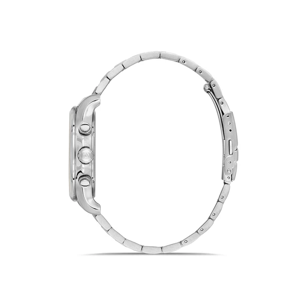 Momentus SC368S-03SS Tüm Fonksiyonlar Aktif Çelik Kordon Çelik Kasa 10 ATM Suya Dayanıklı Metalik Renk Erkek Kol Saati - Resim 2