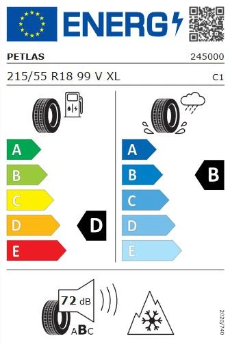 Petlas Snowmaster Sport 2 215/55 R18 99V Reinf. Kış Lastiği - 2025 - 2