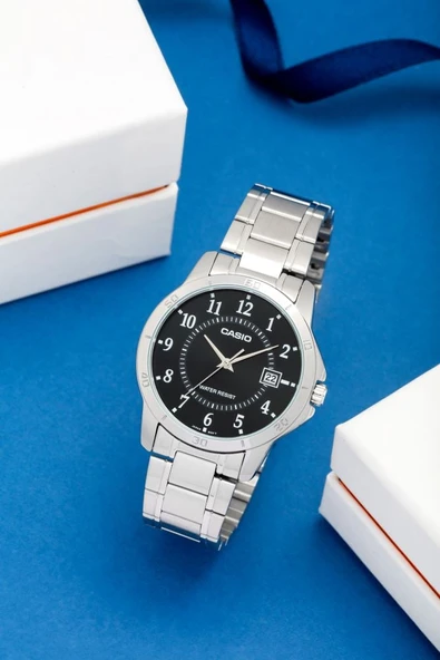 Casio MTP-V004D-1BUDF Metal Kordon Metal Kasa  Metalik Renk Erkek Kol Saati - 6