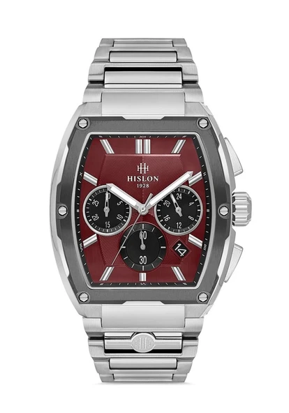 Hislon MS151T-14SS Fonksiyonlar Aktif Safir Çizilmez Cam Metalik Renk Erkek Kol Saati