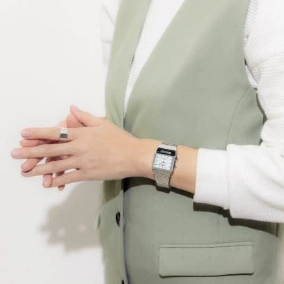 Casio AQ-800E-7ADF Suya Dayanıklı Metal Kordon Metalik Renk Erkek Kol Saati - 3