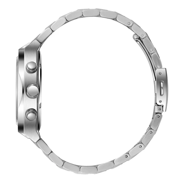 Slazenger SL.09.2540.2.01 Çelik Kordon Çelik Kasa 10 ATM Suya Dayanıklı Metalik Renk Erkek Kol Saati - 3