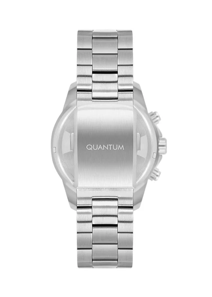 Quantum PWG1159.350 Kronograf Safir Camlı Çelik Kordon Çelik Kasa 10 ATM Suya Dayanıklı Metalik Renk Erkek Kol Saati - 3