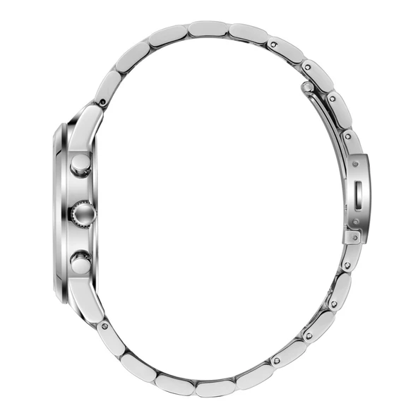 Slazenger SL.09.2545.2.03 Çelik Kordon Çelik Kasa 10 ATM Suya Dayanıklı Metalik Renk Erkek Kol Saati - 3