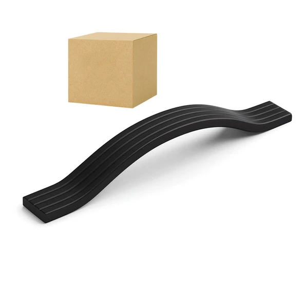 Akasya Siyah 10lu SET 160 mm Çizgili Metal Mobilya Kulpu Çizgili Model Dayanıklı Uzun Ömürlü Modern ürün görseli