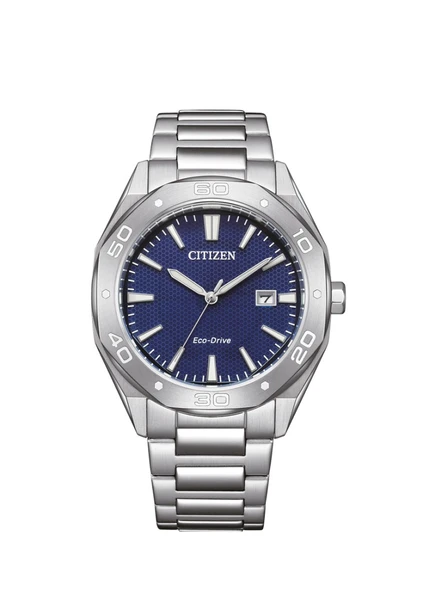 Citizen BM7631-52L Eco-Drive Çelik Kordon Çelik Kasa 10 ATM Suya Dayanıklı Metalik Renk Erkek Kol Saati